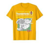 Manuel Technique des Agents Thunderbird 2 et Firefly T-Shirt, Homme, Doré Vif, XL