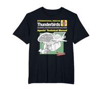 Manuel Technique des Agents Thunderbird 2 et Firefly T-Shirt, Homme Grandes Tailles, Noir, 6X Tall