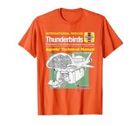 Manuel Technique des Agents Thunderbird 2 et Firefly T-Shirt, Homme, Orange, M