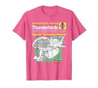 Manuel Technique des Agents Thunderbird 2 et Firefly T-Shirt, Homme, Rose Chiné, M