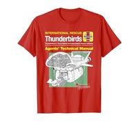 Manuel Technique des Agents Thunderbird 2 et Firefly T-Shirt, Homme, Rouge, XL