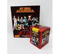 manuelkant Album ITA + Boîte de 36 sachets de figurines pour la collection de My Hero Academia Plus Ultra Sticker Collection Panini