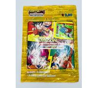 manuelkant Pack de démarrage scellé + 5 sachets + LIMITED pour la collection de Dragon Ball Universal Sticker Collection