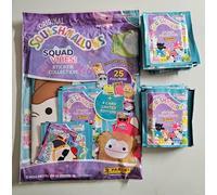 manuelkant Special Pack Album + 50 enveloppes de cartes pour la collection Squishmallows Squad Vibes ! Panini