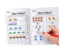 Manuels de Mathématiques pour - Ressource d'apprentissage avec des Illustrations en Couleurs Vives,Livres De Travail pour Garçons Filles Étudiants Enseignants Parents Home Education Et