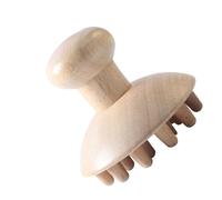 Manuels Massage Tools - Bois 6 x 6,2 cm | Mushroom Massager, Anti-Cellulite Body Shaping Cup For Neck, Back, Head, Shoulders, Waist Massage