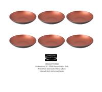 Manufacture Rock Glow - Villeroy & Boch - 6 Asiette Plat/Coppa Piana Ø Cm 23,5