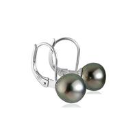 Manufacture Royale des Perles du Pacifique Boucles d'oreilles grises