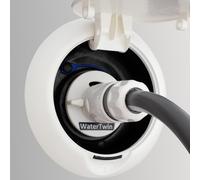 Manufaktur3D Bouchon de réservoir d'eau avec raccord pour système Gardena pour camping-car, caravane, bateau avec fonction trop-plein et double raccord de tuyau, convient pour bouchon de réservoir 2