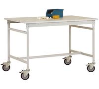 Manuflex BB4007.7035 Manuflex BB4007.7035 Manuflex BB4007.7035 Table dappoint BASIS mobile 750 x 500 x 850 mm, plateau plastique gris clai gris clair