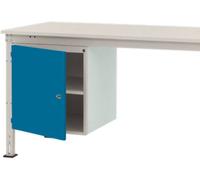 Manuflex ZB4963.0002 Châssis UNIVERSAL stationnaire, hauteur utile 500 mm avec 1 porte à gauche. Pour une profondeur de table de 800 mm