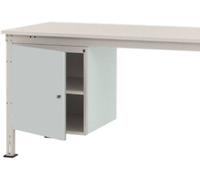 Manuflex ZB4965.7035 Châssis UNIVERSAL stationnaire, hauteur utile 500 mm avec 1 porte à gauche. Pour profondeur de table 1000 mm