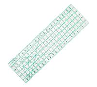 MANUFORE Règle de Quilting 6 x 24 Pouce Couture Acrylique Règle Inche Antidérapante Règle DIY Outil de Quilting avec Ligne d'impression Claire pour une Coupe Précise