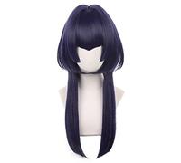 MANUKS Perruque Anime Cosplay pour Candace Perruque,Purple Long Perruque Cheveux synthétiques,Halloween Costume Cosplay,pour Fête Carnaval Noël