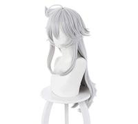 MANUKS Perruque Anime Cosplay pour Razor Perruque,Long Silver Perruque Cheveux synthétiques,Halloween Costume Cosplay,pour Fête Carnaval Noël