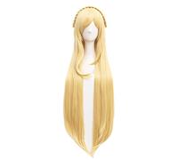 MANUKS Perruque Anime Cosplay pour Sonia Nevermind Perruque,Blonde Long Perruque Cheveux synthétiques,Halloween Costume Cosplay,pour Fête Carnaval Noël