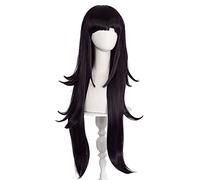 MANUKS Perruque Anime Cosplay pour Tsumiki Mikan Perruque,Dark Purple Long Perruque Cheveux synthétiques,Halloween Costume Cosplay,pour Fête Carnaval Noël