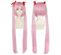 MANUKS Perruque Anime Cosplay pour Utsugi Kotoko Perruque,Pink Lolita Long Perruque Cheveux synthétiques,Halloween Costume Cosplay,pour Fête Carnaval Noël