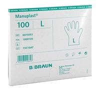 MANUPLAST Lot de 100 gants jetables Taille L