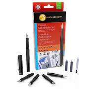 MANUSCRIPT Lot de 5 stylos de calligraphie classique pour écriture italique classique et quotidienne - Main droite