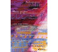 Manuscript Paper: 200 pages (100 sheets), 12 staves