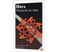 Manuscrits de 1844 - Karl Marx - Flammarion - Livre