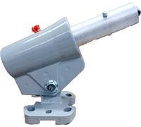 Manœuvre rotative, support adaptateur pour jantes taloches bull float termination béton imprimé Worm Gear - 6 trous