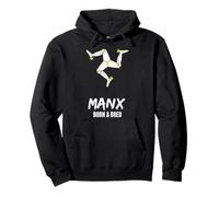 Manx Isle of Man Pride Heritage Souvenir triskel 3 Pieds Sweat à Capuche