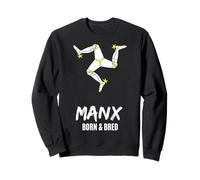 Manx Isle of Man Pride Heritage Souvenir triskel 3 Pieds Sweatshirt