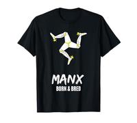 Manx Isle of Man Pride Heritage Souvenir triskel 3 Pieds T-Shirt