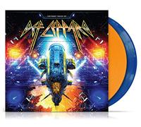 The Many Faces Def Leppard Vinyle Bleu et Orange Vinyle
