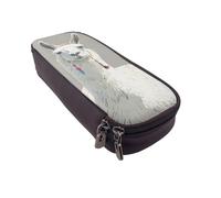 Many Frogs Sing on The Branches Summer Butterflies Trousse à rabat en cuir imprimé - Organiseur multifonction pour l'école, le bureau et les voyages, Imprimé lama, Taille unique, Cartable