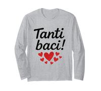 Many Kisses Italian Tanti Baci Cadeau pour hommes, femmes, enfants Manche Longue
