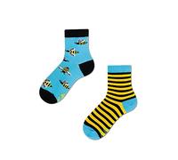 Many Mornings Chaussettes Bee Bee Kids Chaussettes Enfants Motif Abeilles Taille 31-34 Coton Coloré Drôle Filles Garçons
