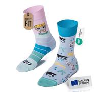 Many Mornings Chaussettes colorées amusantes unisexes en coton - Idée cadeau originale pour homme et femme - Tailles 35-46, Ken, 39-42