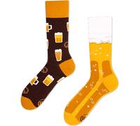 Many Mornings Chaussettes de bière faites à la main pour homme, FRUTTI DI MARE NoShow, 35-38