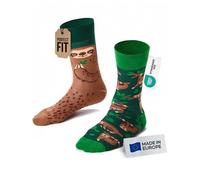 Many Mornings Chaussettes mixtes Sloth Life Mismatched, Vert/motifs, 35-38