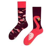 Many Mornings Chaussettes unisexes flamant rose, rose, aubergine, 43-46