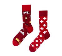 Many Mornings Chaussettes unisexes German Journey Mismatched, multicolore, 43-46