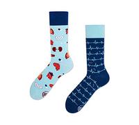 Many Mornings - Dr. Sock Chaussettes unisexes ismatched Artz, Doctor, Internist, Cœur, Seringue Taille 35-38