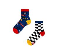 Many Mornings Formula Racing Kids Chaussettes dépareillées, Multi-Color, 23-26 Enfants Unisexes