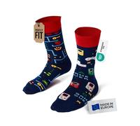 Many Mornings Game Over Chaussettes dépareillées, Multi-Color, 35-38 Mixte