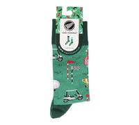 Many Mornings - Golf Course - Chaussettes mal assorties, multicolore, 39-42