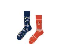 Many Mornings - Grand Slam - Chaussettes mismatched - Tennis, Bleu, orange., 39-42