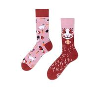 Many Mornings - Miss Guinée Pig/cochon d'Inde - Chaussettes mismatched - Cochon d'Inde, lapin