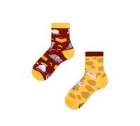 Many Mornings Mouse & Cheese Kids Chaussettes dépareillées, Multi-Color, 31-34 Enfants Unisexes