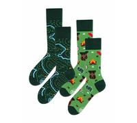 Many Mornings Pack Double Chaussettes Unisexe Divers Motifs