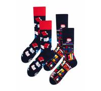 Many Mornings Pack Double Chaussettes Unisexe Divers Motifs