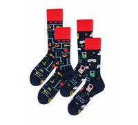 Many Mornings Pack Double Chaussettes Unisexe Divers Motifs