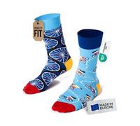 Many Mornings The Bicycles Chaussettes dépareillées, Multi-Color, 39-42 Mixte